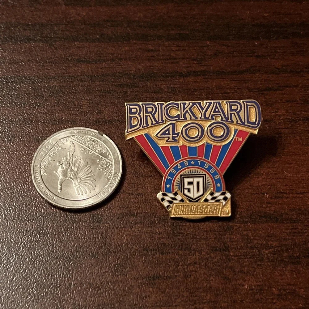 Vintage 1998 NASCAR‎ Brickyard 400 Lapel Pin